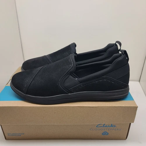 Ballerine casual Clarks donna Breeze Dawn nere taglia 7 5 M