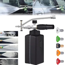 1/4" 4000 PSI 5 Nozzles Foam Cannon Dual Connector Pressure Washer Foam Blaster