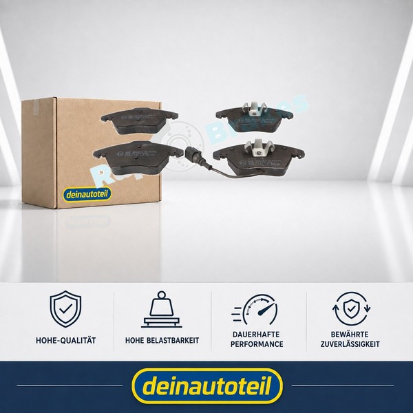 Bremsbelagsatz, Scheibenbremse Vorne RAP Brakes R-P0442 FüR Audi Seat Skoda VW-image