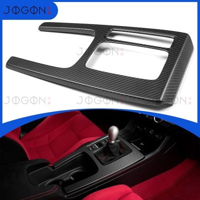 Matte Carbon Center Console Shifter Bezel Panel For Civic Type R 2023 2024-2026