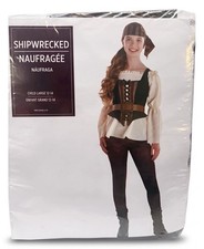 Pirate Costume Shipwrecked Girl Child S 4-6 M 8-10 L 12-14 Halloween 4 Piece Set