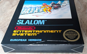 Nes Spiel Slalom - Small Box Nintendo - OVP CIB Bienengr&auml;ber