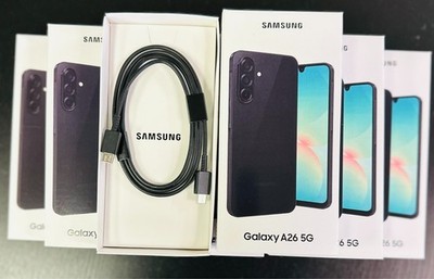 Samsung Galaxy A26 Original Box  ONLY+ Fast Charging Cable, SIM Tool   Lot