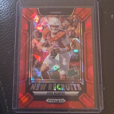 2025 Panini Prizm Draft Picks Arch Manning New Recruits #22 Texas Longhorns Red…