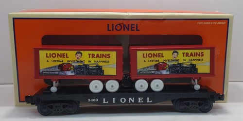 Coche plano colección archivo calibre O Lionel 6-29460 con remolques #3460 nuevo en caja | Condition: New