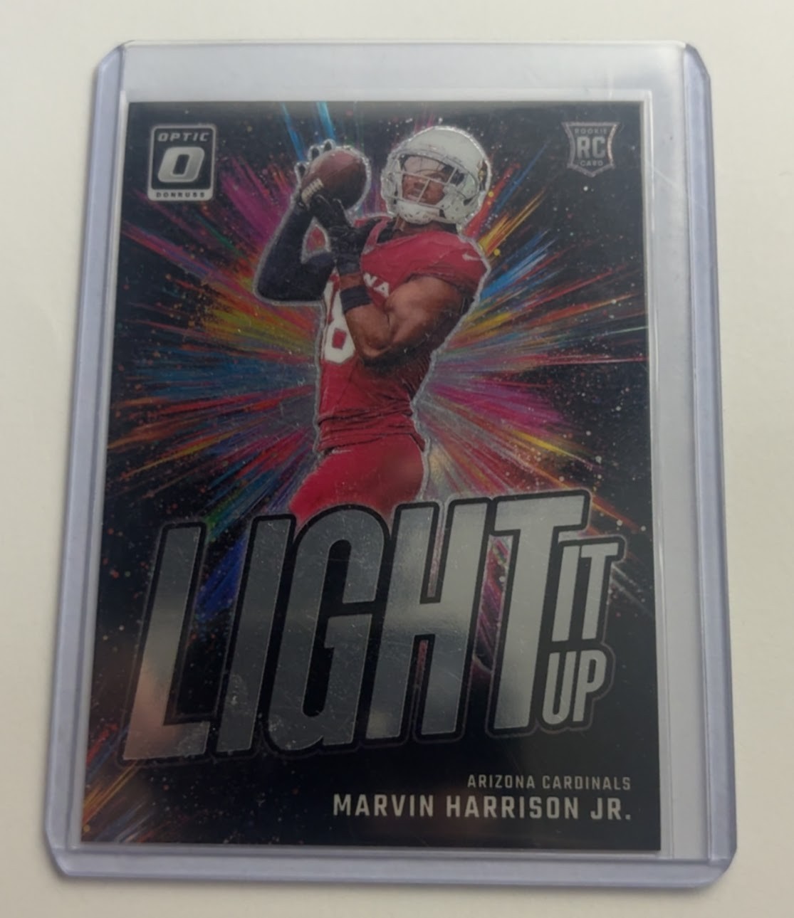 Marvin Harrison Jr. 2024 Panini Donruss Optic - Light It Up #4 (RC)