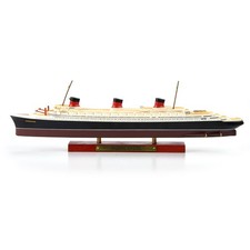 1/1250 Alloy Diecast Normandie Cruise Ship Boat Model Display Gift Model