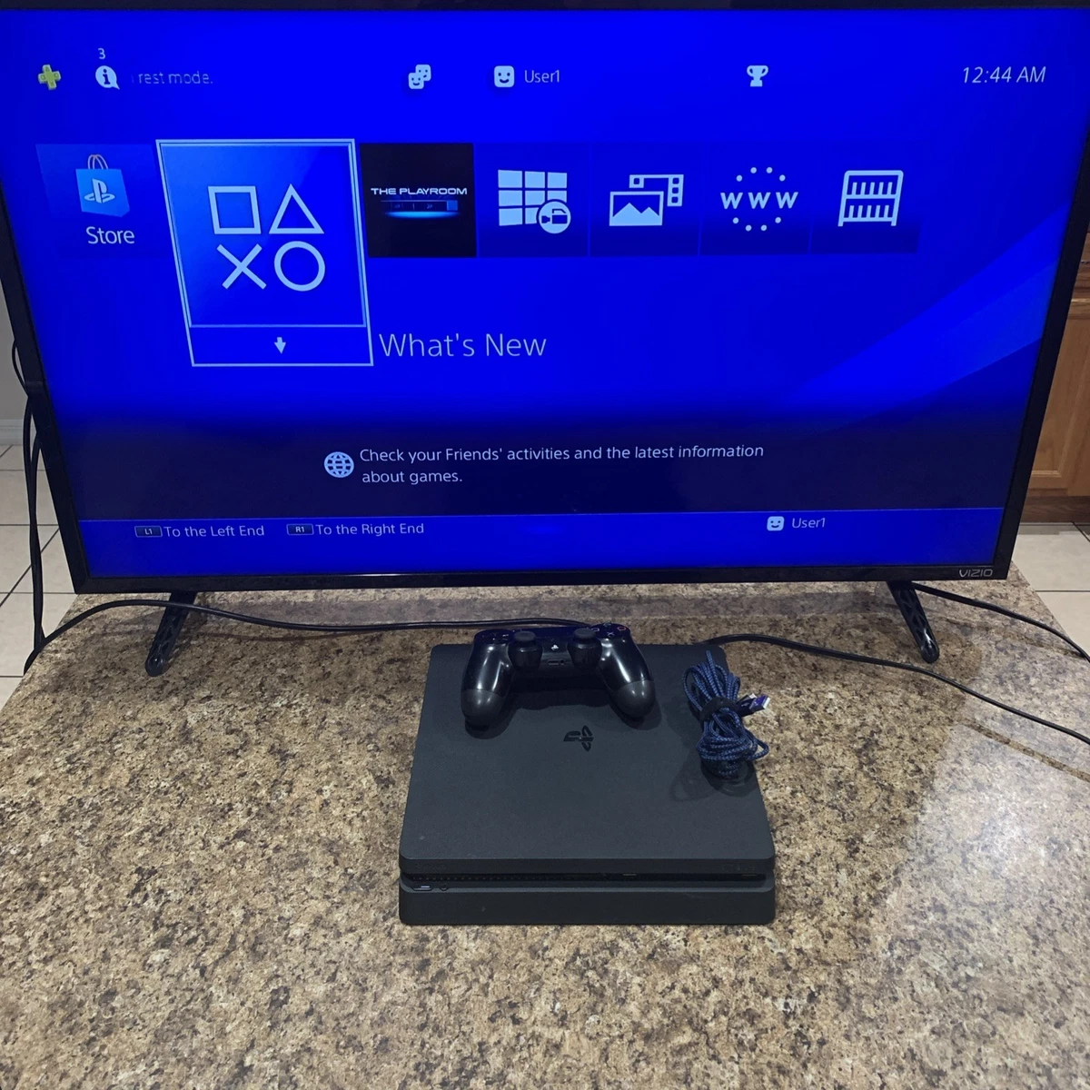 Sony PlayStation 4 Slim Black 1TB Consoles for sale | eBay