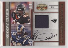 2007 Donruss Gridiron Gear Jersey Signatures 5/25 Steven Jackson #PT-21 Auto 0c3