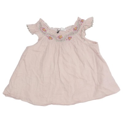 Louise Misha, Kleid, Größe: 86, model: edith, Pink, Bio-Baumwolle, Blumen #TR6