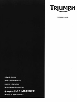 Triumph Tiger Explorer 1200 2012-2015 Service Repair Manual