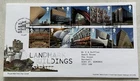 GB QEII 2017 Landmark Buildings Strips FDC St Austell (Eden Prioject)