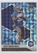2021 Panini Mosaic Rookies Reactive Blue Mosaic Prizm Gary Brightwell #377 0q3
