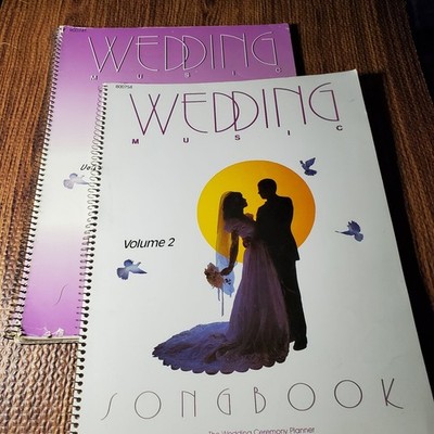 Wedding Music Vocal Selections Songbook Vol 1 & 2 Benson 1987