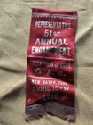 1918 Red ribbon badge from the 51st Annual Encampment of the Connecticut
