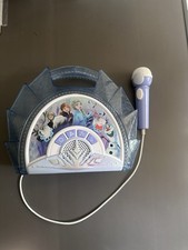 Disney Frozen 2 Bluetooth Sing-Along Boombox Speaker with Microphone -WORKS