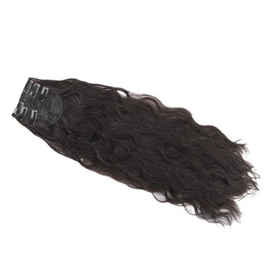 3 Piece Wavy Hair Extensions Long Synthetic Curly Hair Clip In Hair Weft