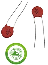 (2x) Sprague Capacitors 5GAS15 - 0.015uF - 1000V - Ceramic - Radial Lead