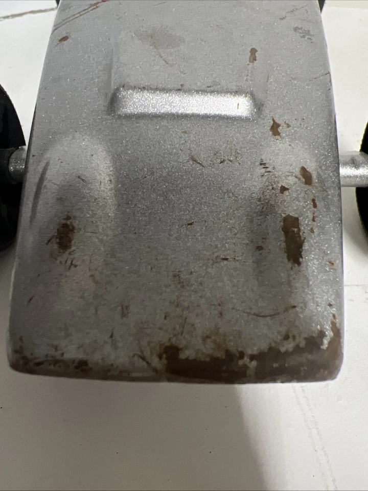 VINTAGE 1970's Nylint Silver Race Team Pressed Steel Race Car - Image 3 of 4