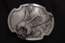 Siskiyou Pewter Buckle Eagle Soaring 1986