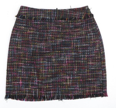 Bleistiftrock Damen Größe 6 Mehrfarbig Tweed