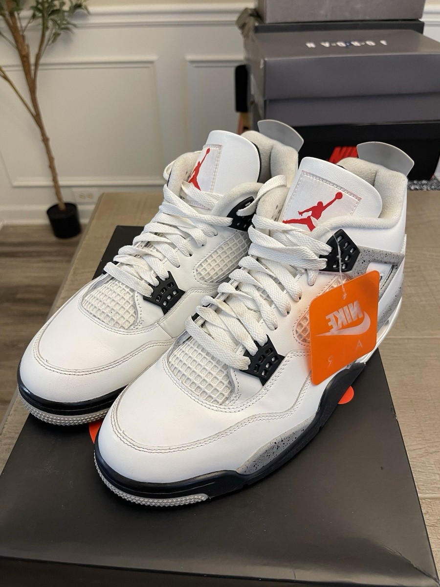 Size 11.5 - Air Jordan 4 Retro OG 2025 White Cement | eBay