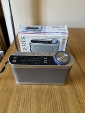 Roberts R9993 FM/MW/LW Portable Silver 3 Bands Radio Classic Working