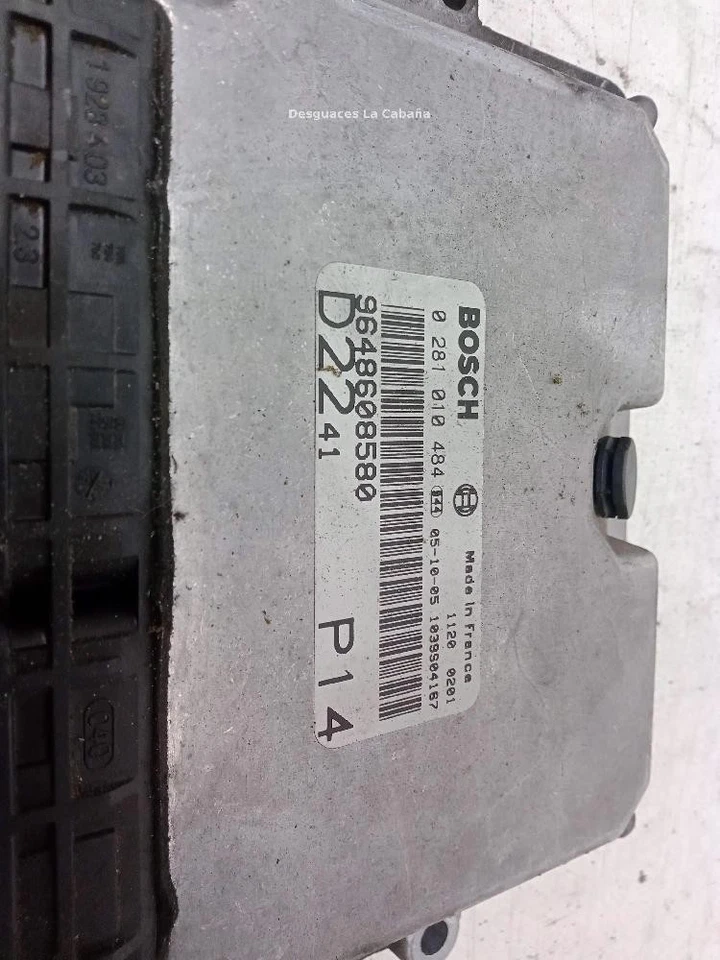 9648608580 centralina per PEUGEOT BOXER AUTOBUS (244 Z ) 2.2 HDI 2001 22967398 - Immagine 3 di 3