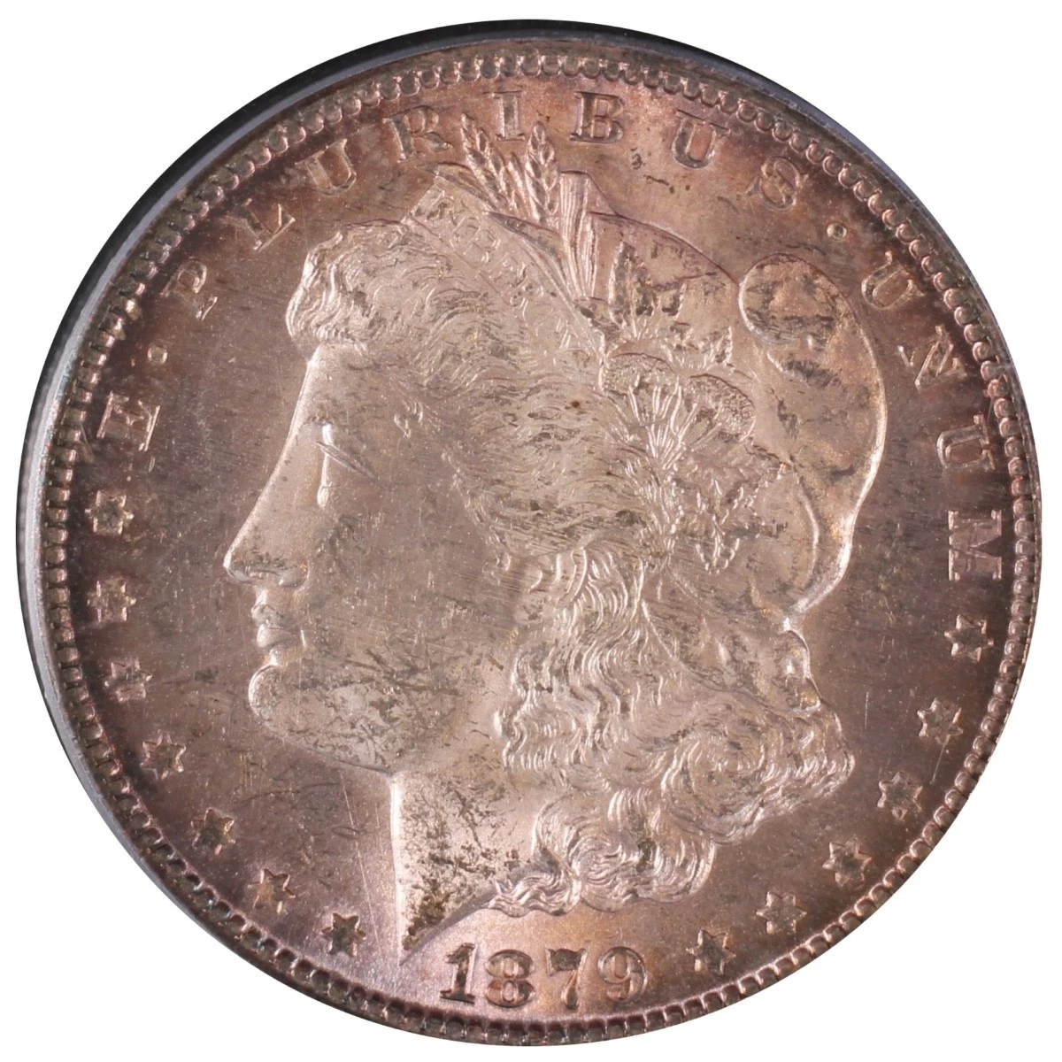 1879-CC $1 Capped Die Morgan Dollar PCGS MS62 (CAC)