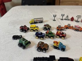 Galoob Micro Machines Train / Firefighters / Construction / City