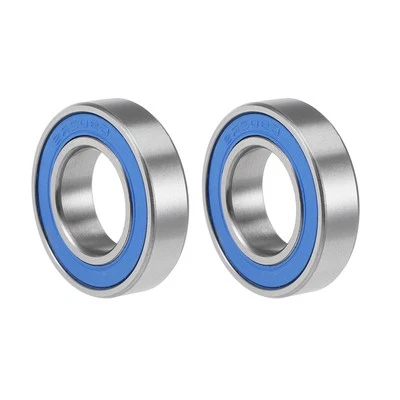 METALLIXITY 2er-Pack 6902-2RS 15 x 28 x 7mm Kugellager,doppelt versiegelt,Chromstahl