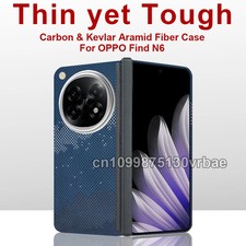 Genuine Genuine Aramid Fiber Magnetic Case for OPPO Find N6 N5 Hard Hinge Cover