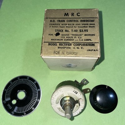 E6 MRC N Scale Rheostat Model Rectifier Controller T-40 Japan