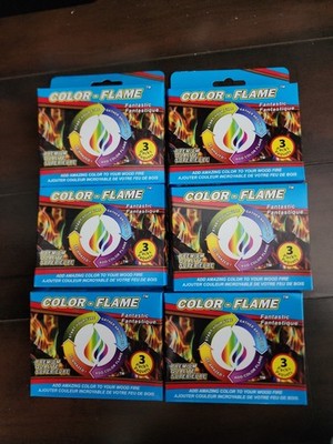 Enviro-Log Color-Flame 3 packets Add Amazing Color To Your Fire  6 Pack 