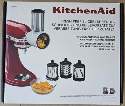 Kitchen Aid Fresh Prep Schneider-/Zerkleinereraufsatz, weiß, (Modell 5KSMVSA)