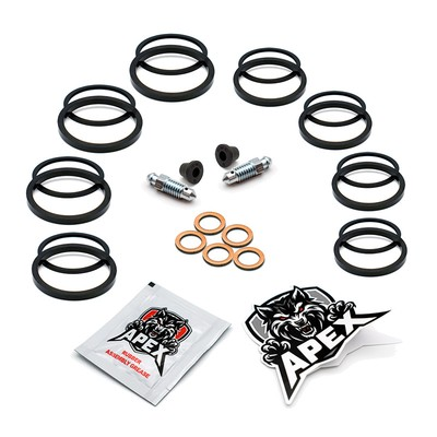 #ad #ad Brake Caliper Seal YZF R6 2000 Front Yamaha Parts Rebuild Repair Service Kit 5EB GBP 43.95