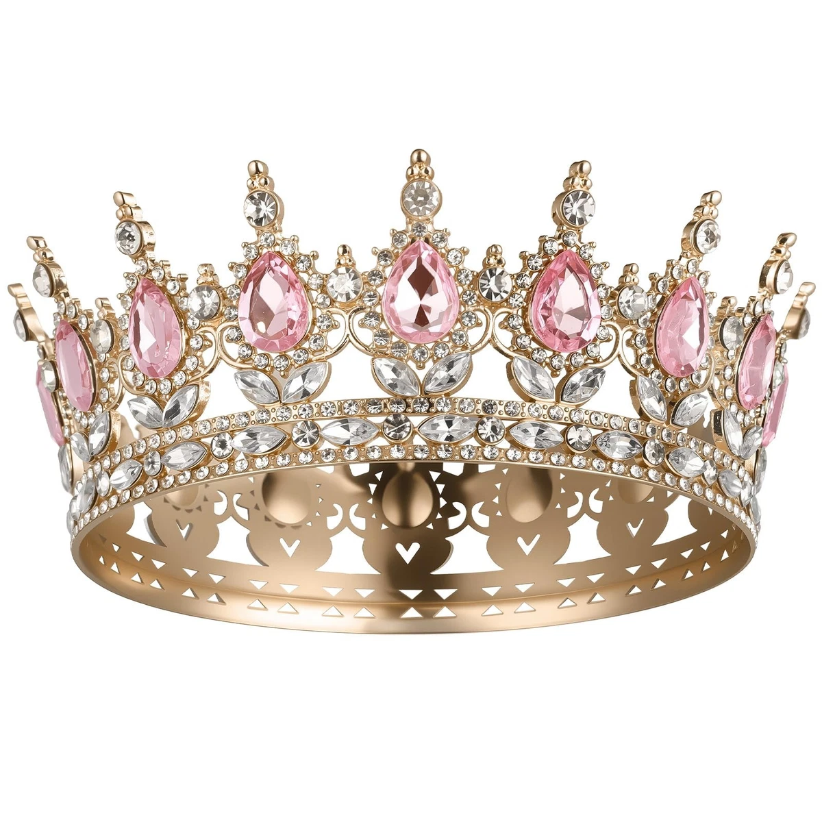 Tiara e corone di cristallo per donne e ragazze, corona di