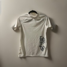 Kanu Surf Women's Breeze UPF 50 Short Sleeved Active Rashguard Shirt White XS