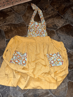 vintage full kitchen apron