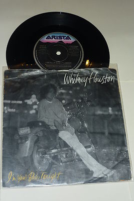 WHITNEY HOUSTON - I'm Your Baby Tonight  Deleted 1990 UK 2-track vinyl 7'' single