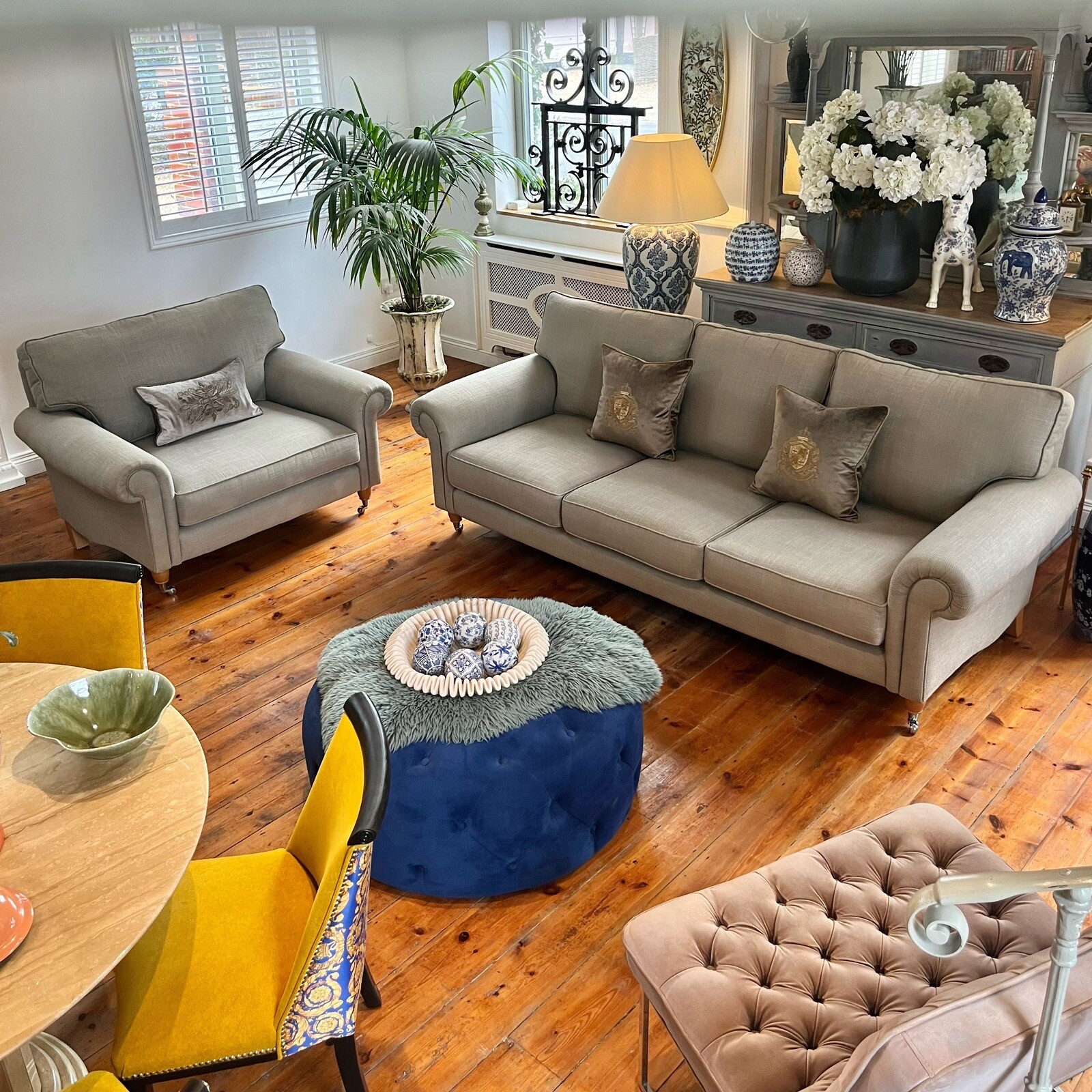 A Pair of Laura Ashley, Dove Grey ‘Kingston’ Sofas eBay