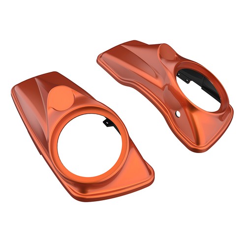 NARANJA QUEMADO se adapta a las alforjas extendidas Harley 2014+ CVO cónicas - Imagen 10 de 19