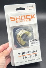 Shock Doctor Trash Talker GOLD Mouthguard Adult 11 Slim Fit Moldable