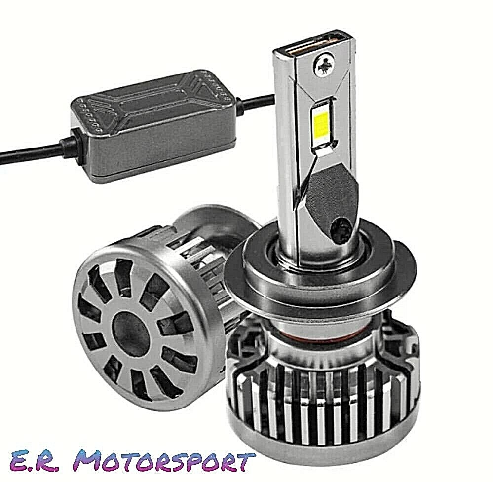 ERM - Coppia Lampade a LED Ultrawhite 6000 K Top Quality H7 12V 40000 Lm CANBUS 120 W - Miniatura 5