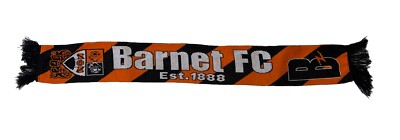 Genuine Barnet FC Football Club Scarf Est. 1888 Shield London Give Stadium FB4