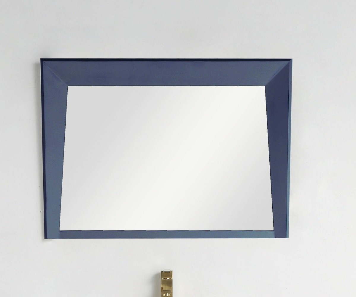 36 inch Larvotto Navy Blue Modern Bathroom Sink Vanity - CL-22NB36