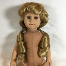 IMSCO World of Dolls Style M-190 Color 24 Doll Wig Long Pig Tail Hair Cut Sz. 14