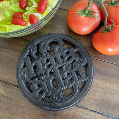 Hafa Adai Iron Trivet of Guam and the Northern Marianas