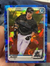 2020 Bowman Chrome Draft Blue Sapphire Edition JJ Bleday #BD-181 Rookie Oakland
