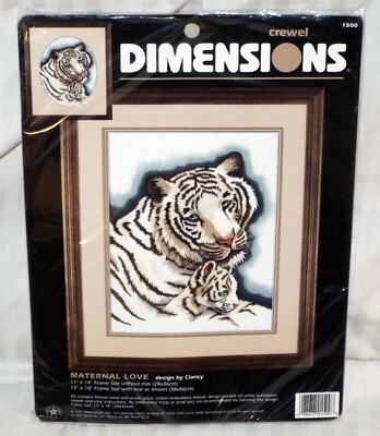 Kit De Broderie NeedleMagic Mini-Crewel Tiger Cub 5x4 121 - Neuf